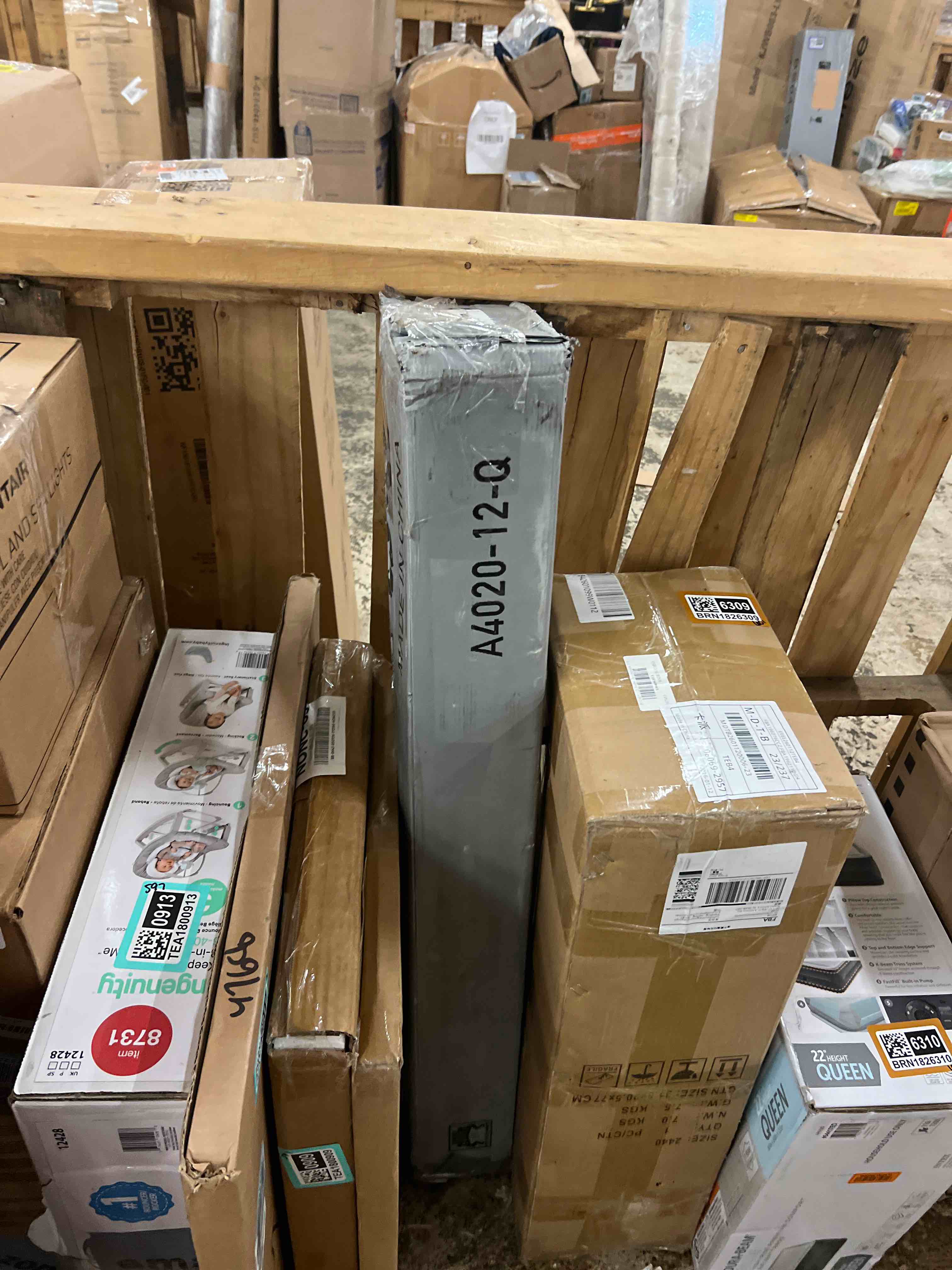 Condition photo showing New/Like New for metal platform bed frame 12 inch tall,no box spring needed,queen size bed with heavy duty strong support slats,easy to assemble,black queen 12 inch