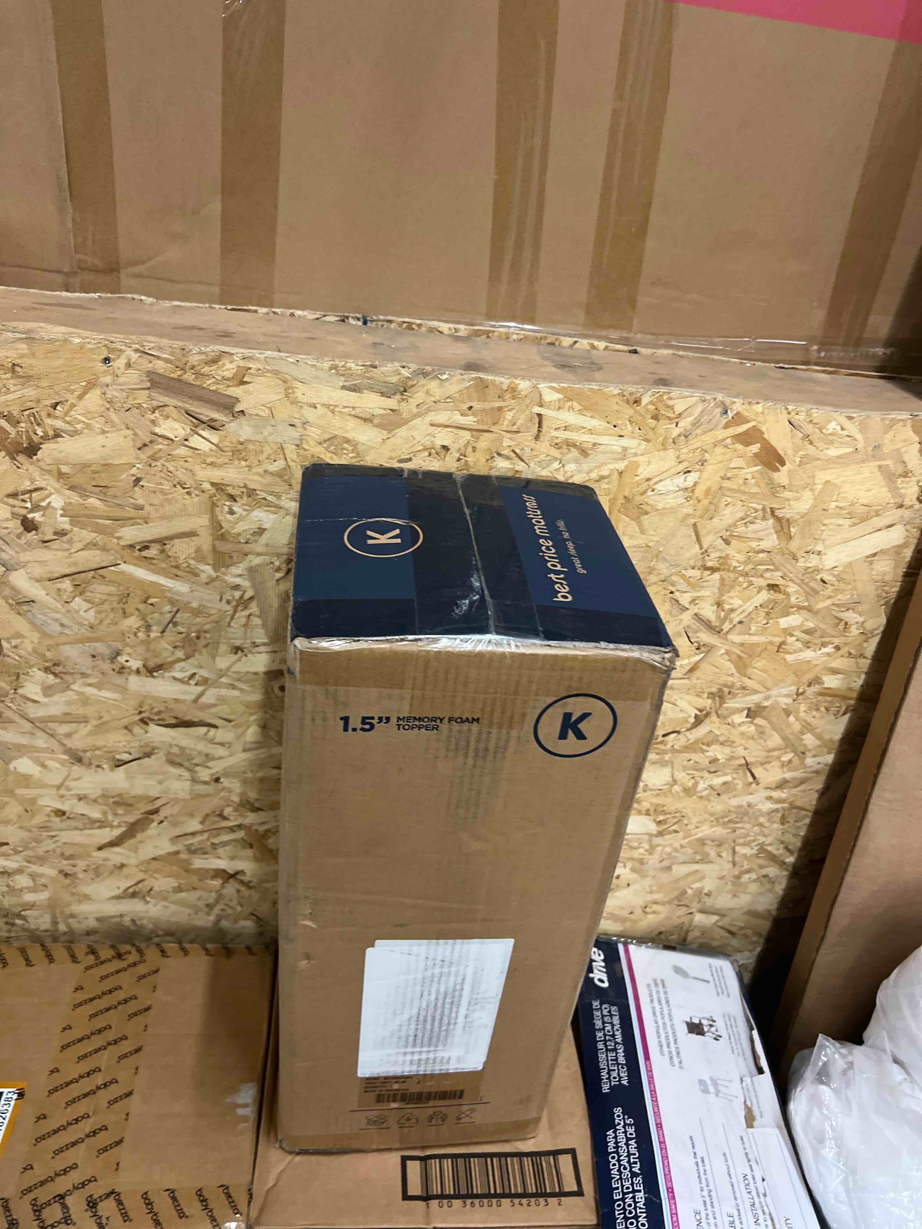 Condition photo showing New/Like New for best price mattress 1.5 inch ventilated memory foam mattress topper, cooling gel infusion, certipur-us certified, dorm essentials, king king 1.5 inch