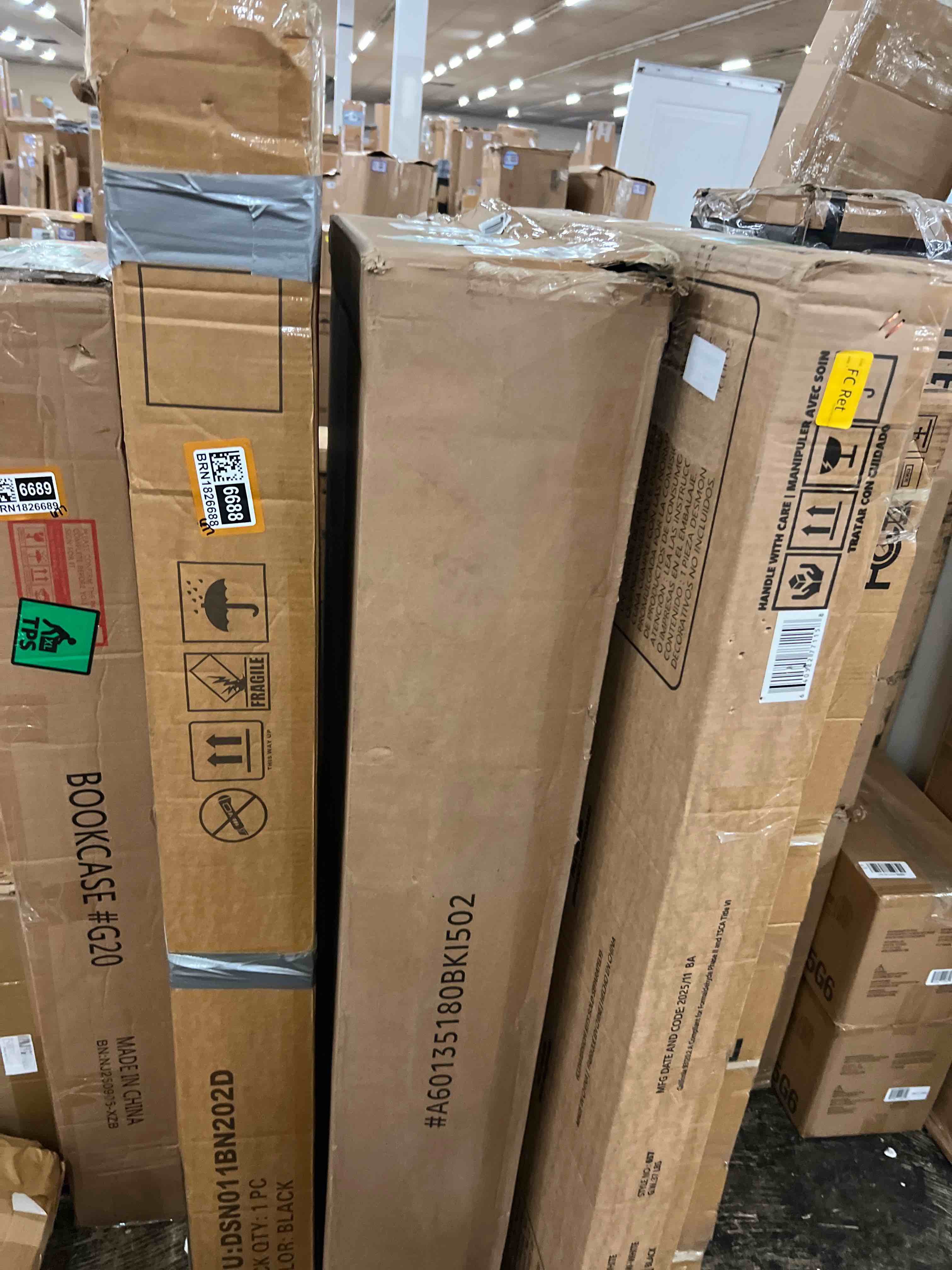 Condition photo showing New/Like New for garage shelving 5 tier industrial metal shelving units for commercial, basement, pantry, warehouse, school, black heavy duty easy assembly 23.6" d x 53.2" w x 73.6" h 5 tier 23.6" d x 53.2" w x 73.6" h black