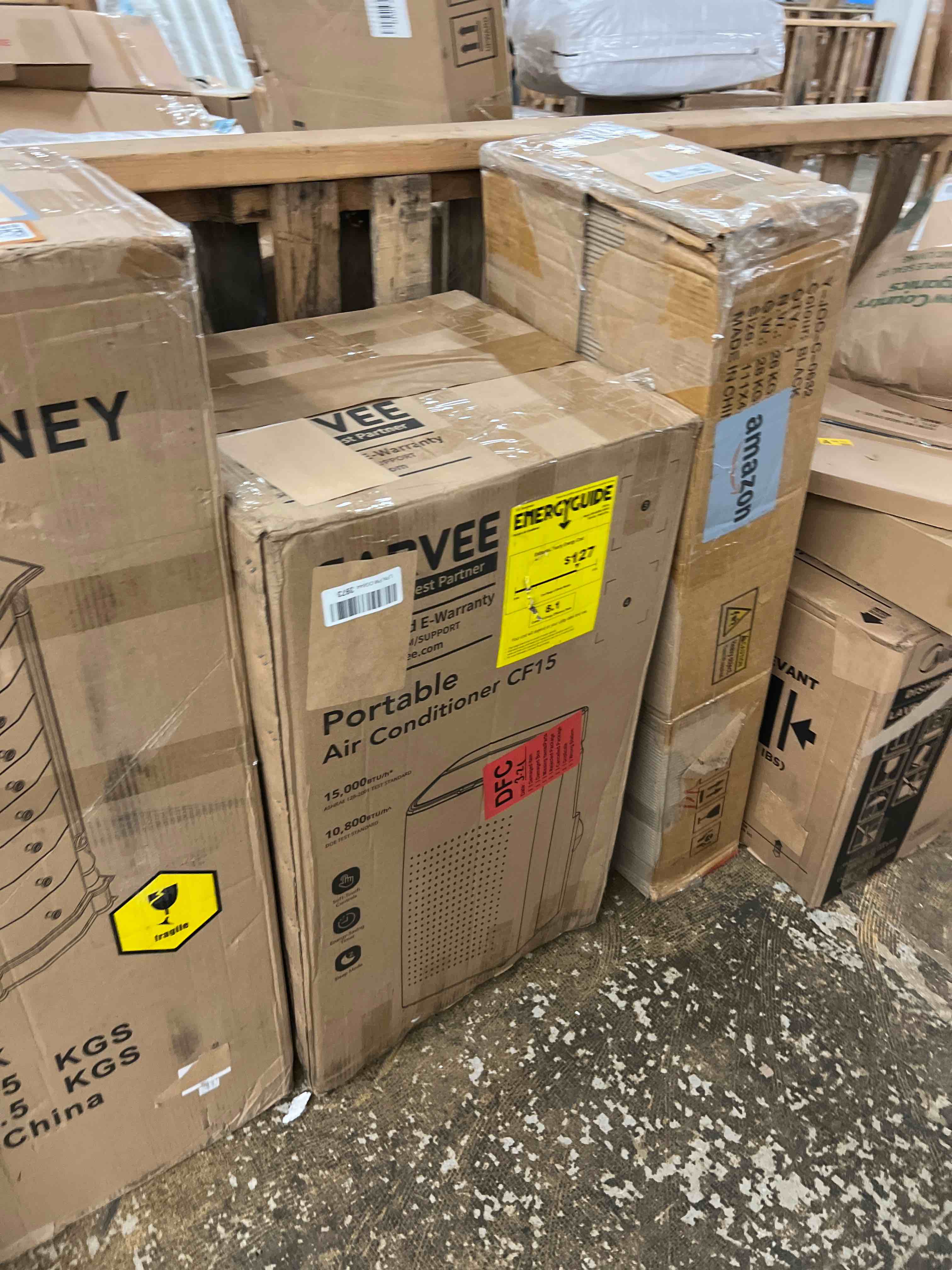 Condition photo showing New/Like New for garvee 15000 btu portable air conditioner, 3-in-1 indoor ac unit with cooling, dehumidifier, fan, 24-hour timer, remote control & full window installation kit - cools rooms up to 850 sq. ft, 115v