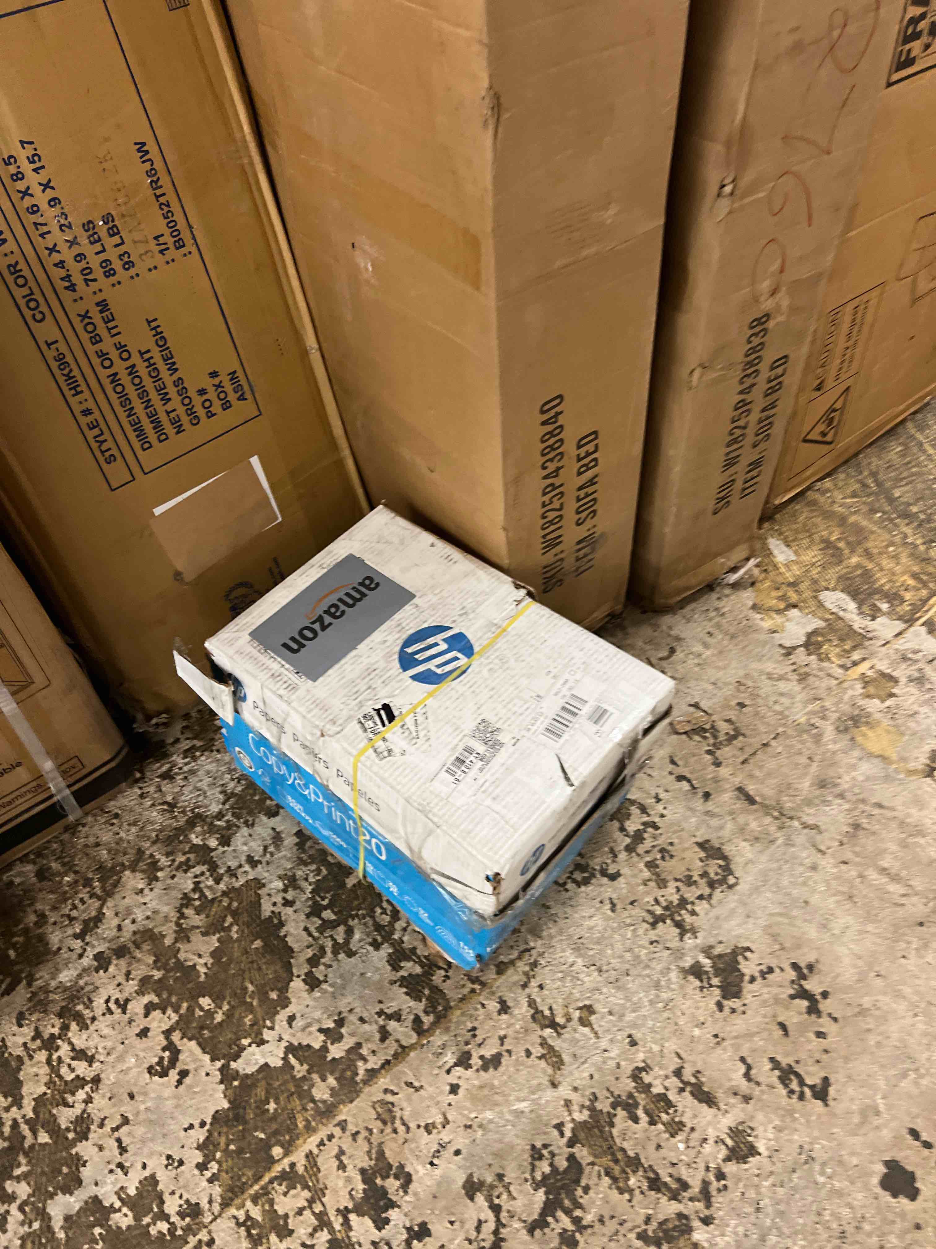 Condition photo showing New/Like New for hp printer paper | 8.5 x 11 paper | copy &print 20 lb | 5 ream case - 2500 sheets| 92 bright | fsc certified| 200350c 5 pack | 2500 sheets standard size (8.5x11)