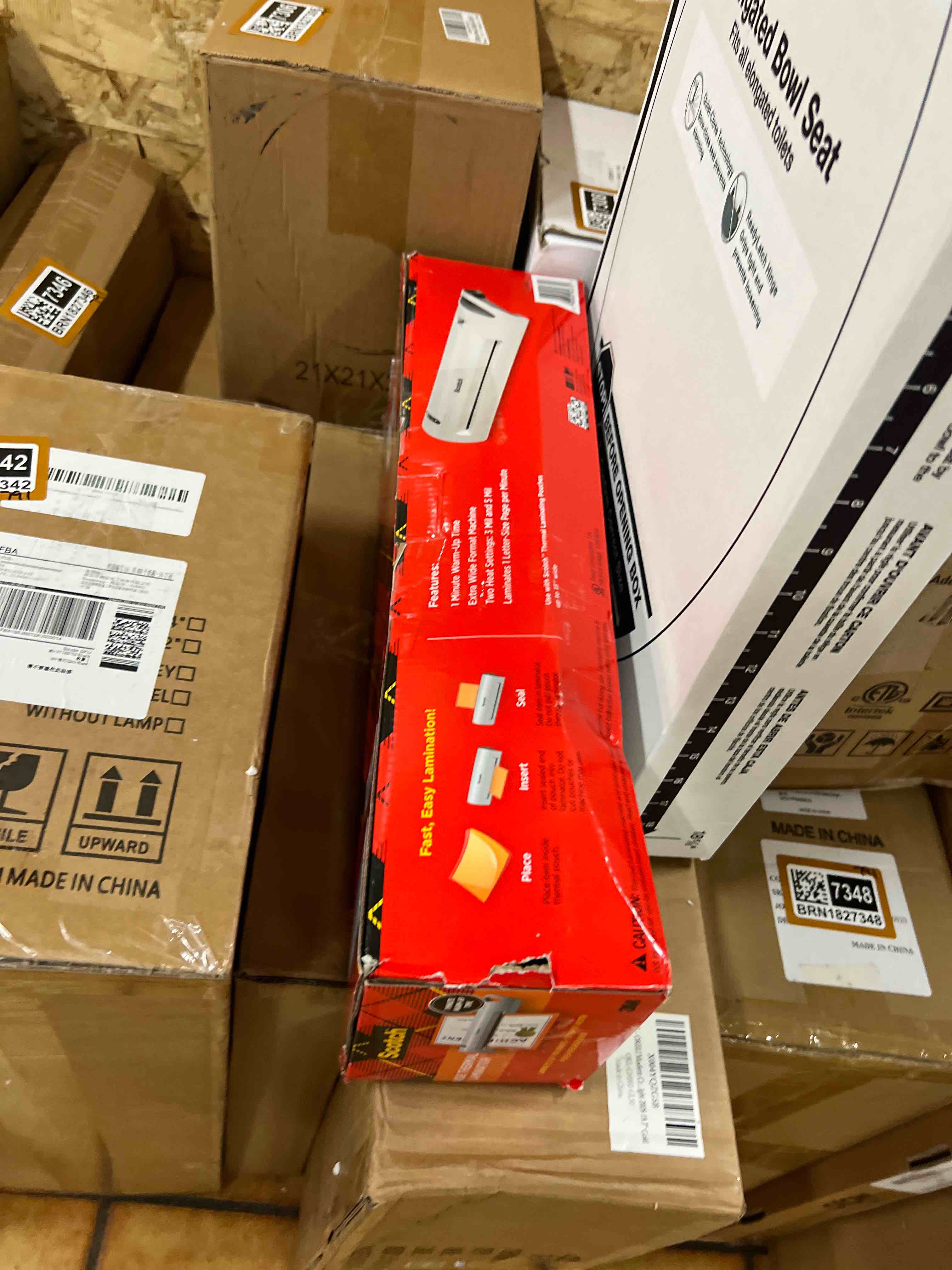 Condition photo showing New/Like New for scotch thermal laminator, extra wide 13 inch input, ideal for teachers, small offices, or home (tl1302x)
