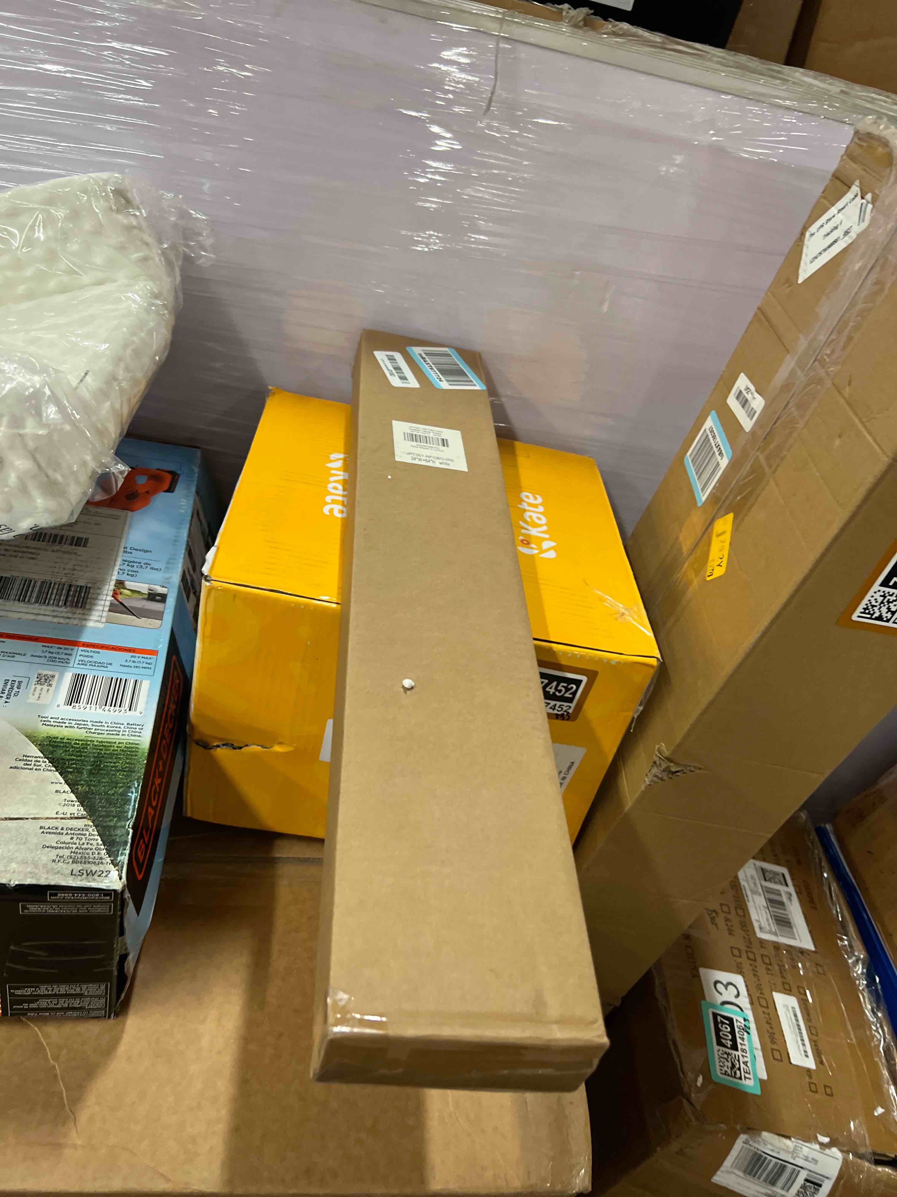 Condition photo showing New/Like New for lazblinds no tools no drill cordless cellular shades, blackout light blocking honeycomb shades for home, thermal insulation blinds for windows, 24" w x 64" h, white