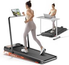 Walking Pad,Treadmill with Incline for Home Office, 2.5HP Portable Under Desk Treadmill with 265 Lbs Capacity,Remote Control, Led Display Silver