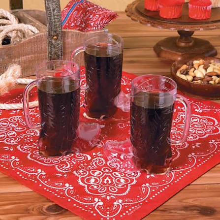 Fun Express - Clear Plastic Cowboy Boot Mug for Party - Party Supplies - Drinkware - Plastic Mugs W & Handles - Party - 12 Pieces