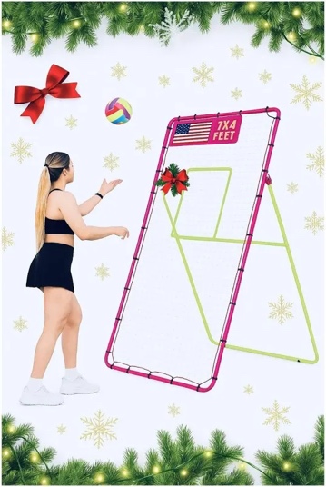 Neon Volley Volleyball Rebounder Net