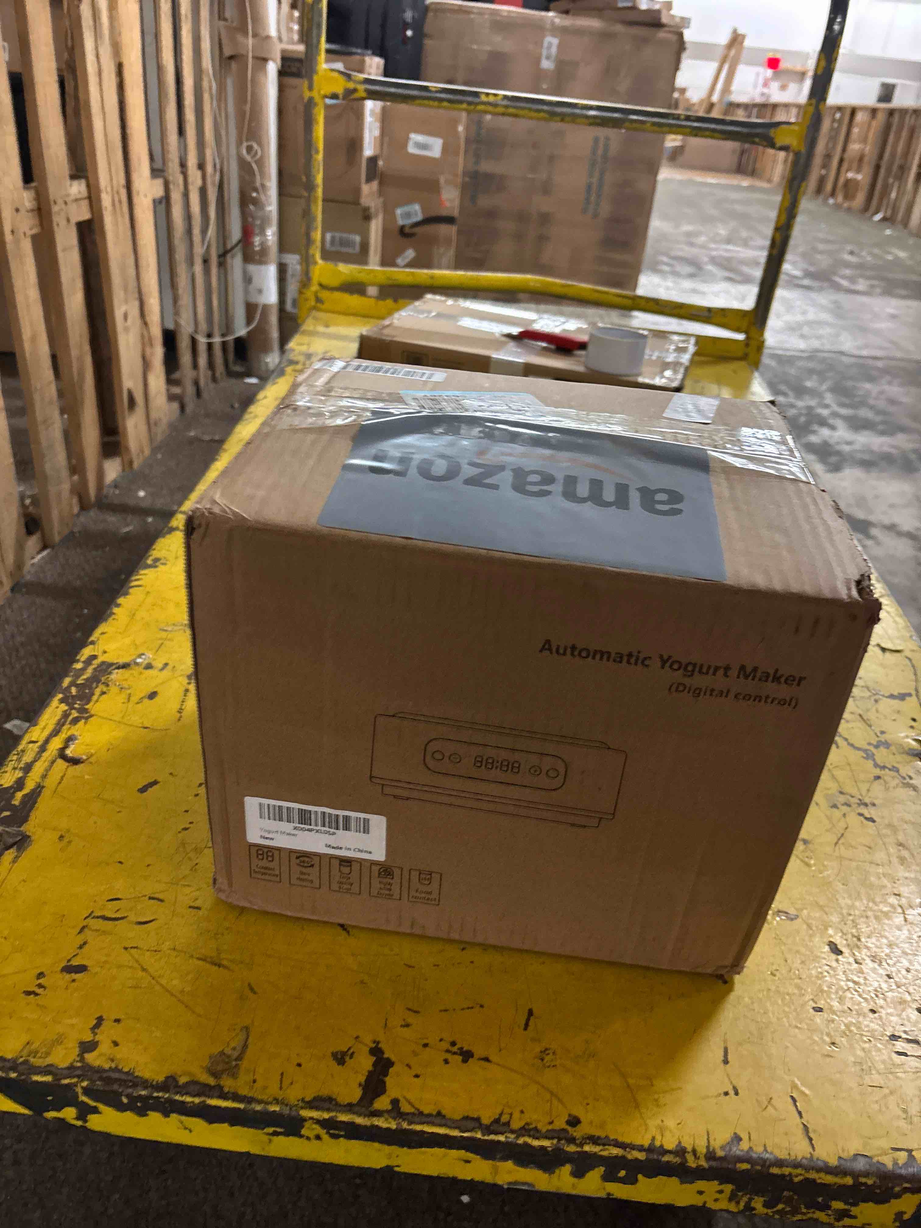 Condition photo showing New/Like New for Yogurt Maker Machine, Automatic Yogurt Maker with Constant Temperature Control & Smart Timer, Digital Greek Yogurt Machine for Home, Includes 9x100ML/3.4oz Glass Jars & 1.6L Stainless Steel Liner