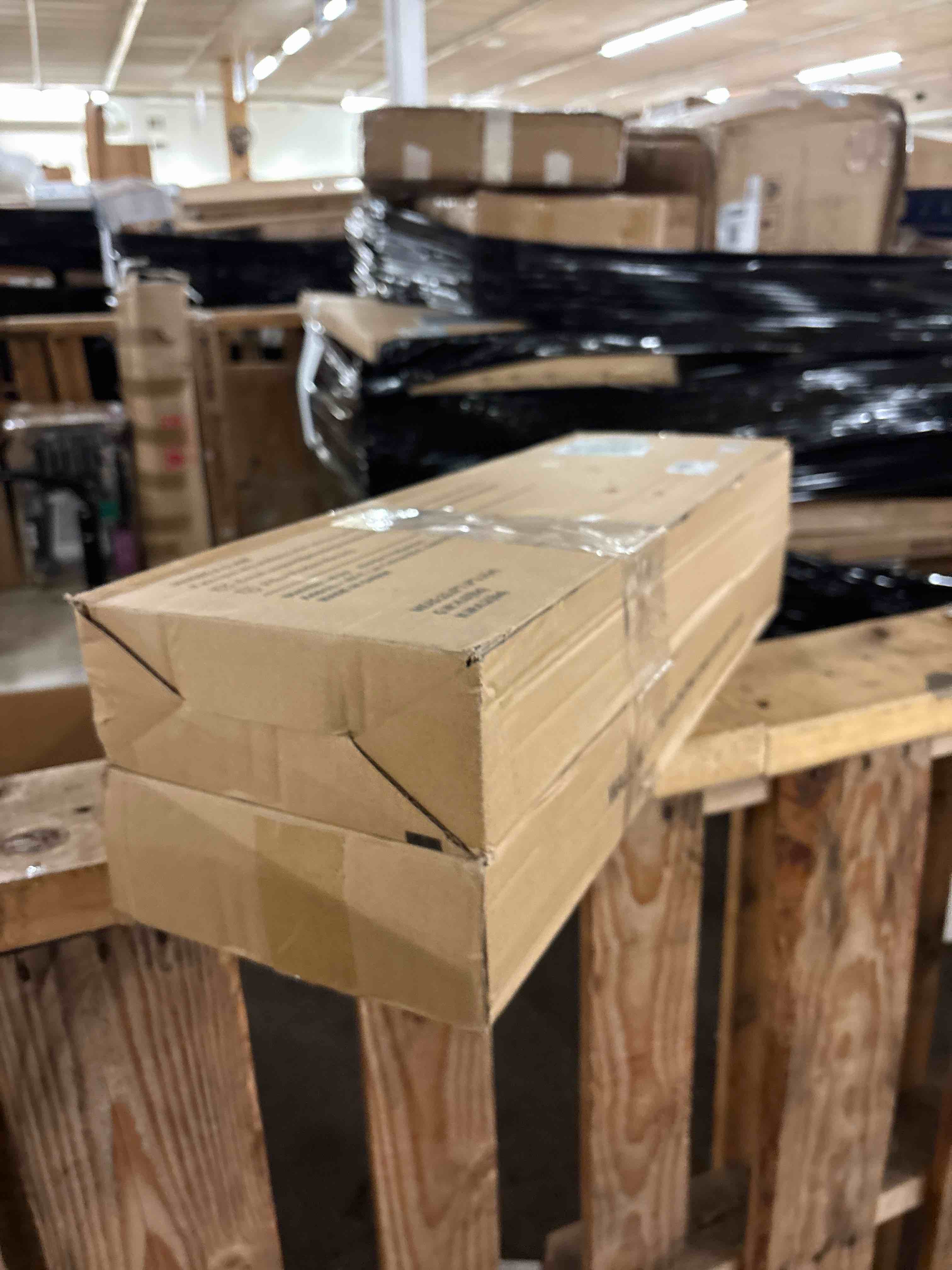 Condition photo showing New/Like New for BAYKA Floating Shelves, 22.5 inch Rustic Wood Wall Mounted Shelves for Bedroom, Living Room, Kitchen & Office, Hanging Display Shelf with 22 lbs Capacity (Rustic Brown,Set of 2) B. Rustic Brown - Americana Farmhouse Style 22.5inches