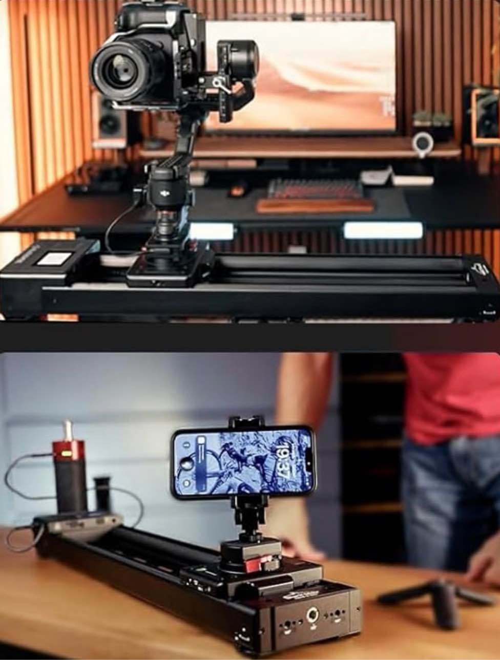 ifootage shark slider nano ii 660 motorized camera slider - 26" multi-axis pan slider for dji rs 2/rs3 pro/rs 4/rs 4 pro gimbals, 15.4lbs payload, 360° panoramic, 6 modes, phone/camera compatible