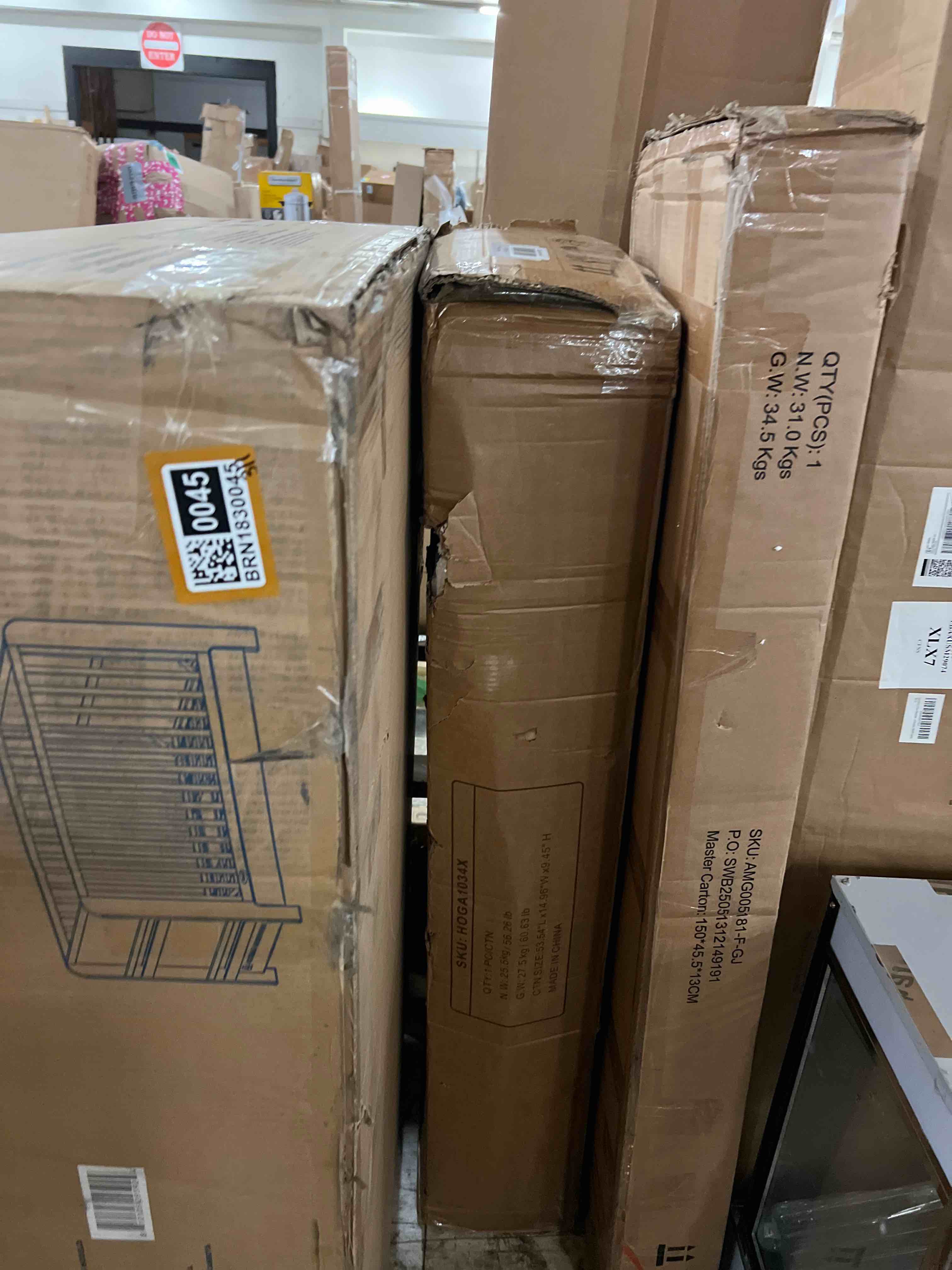 Condition photo showing New/Like New for Tribesigns 5-Tier Bookshelf, Vintage Industrial Style Bookcase 72 H x 12 W x 47L Inches, White and Natural Wood