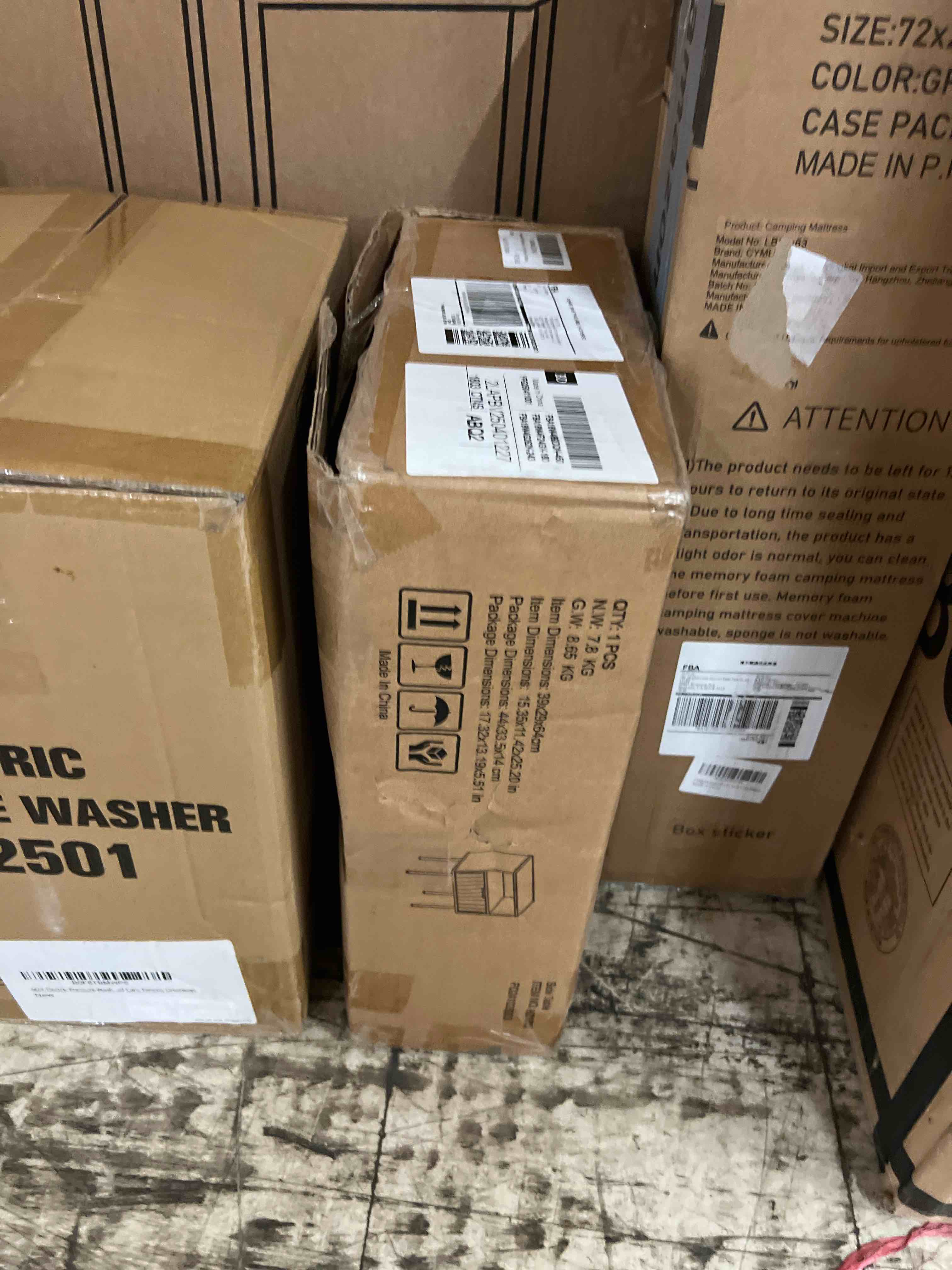 Condition photo showing New/Like New for Nightstand,Modern Bedside Table with Gold Frame,White Night Stand,Bedside Furniture, Modern Side Table with Drawer and Shelf for Bedroom (Black)