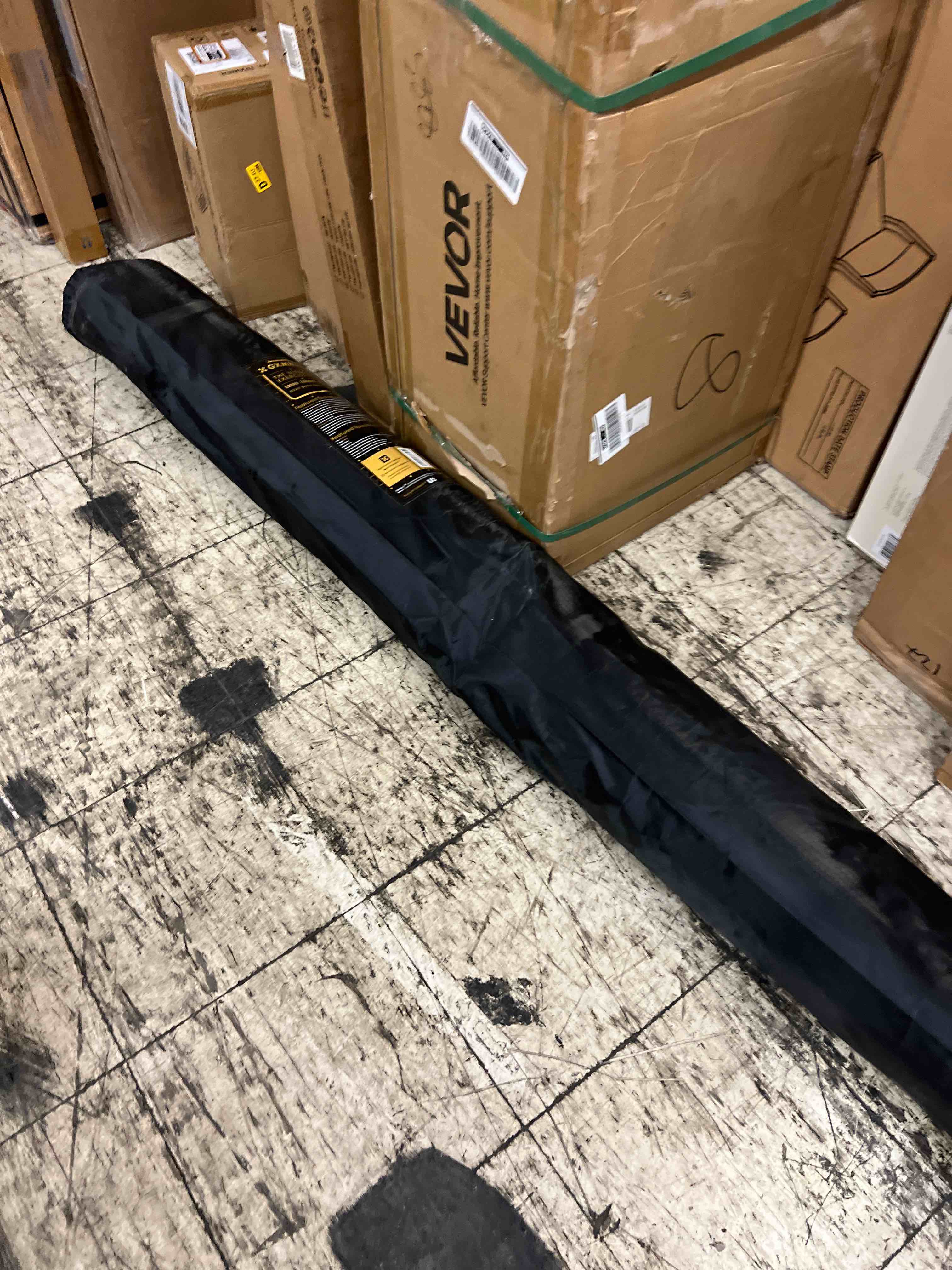 Condition photo showing New/Like New for GXMMAT Extra Large Exercise Mat 16'x6'/12'x6'/10'x6'/8'x6'(7mm), Extra Wide Workout Mats for Home Gym Flooring, Non-Slip Thick Durable Cardio Mat for MMA,Plyo,Jump Rope,Weights,Fitness,Shoe-Friendly 6*8 FT Black Real