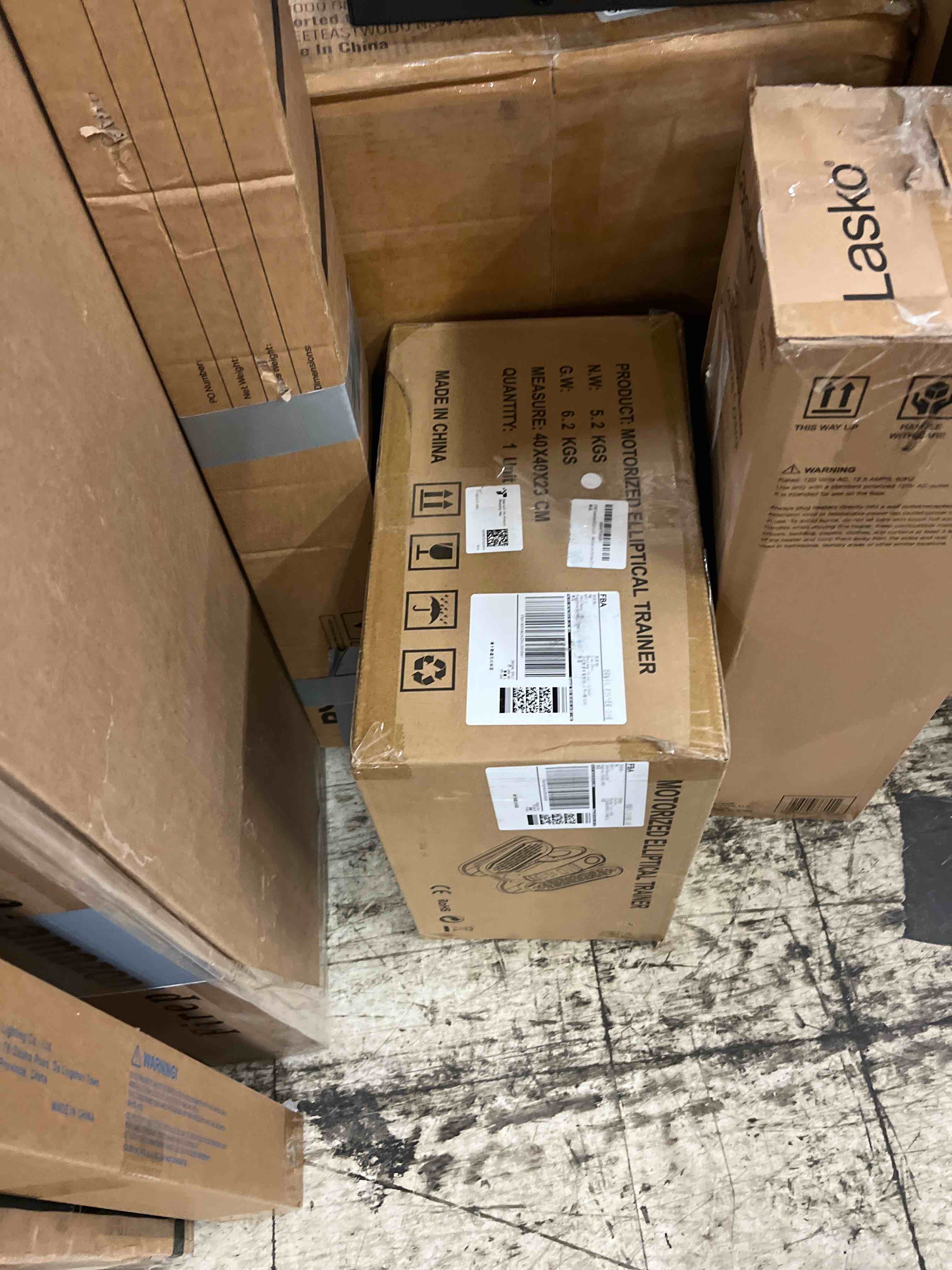 Condition photo showing New/Like New for Under Desk Elliptical Exercise Machine, Elliptical Leg Exerciser as Seen on TV, 12 Speeds Leg Exerciser While Sitting for Seniors, Portable Electric Seated Foot Pedal Exerciser for Home Office