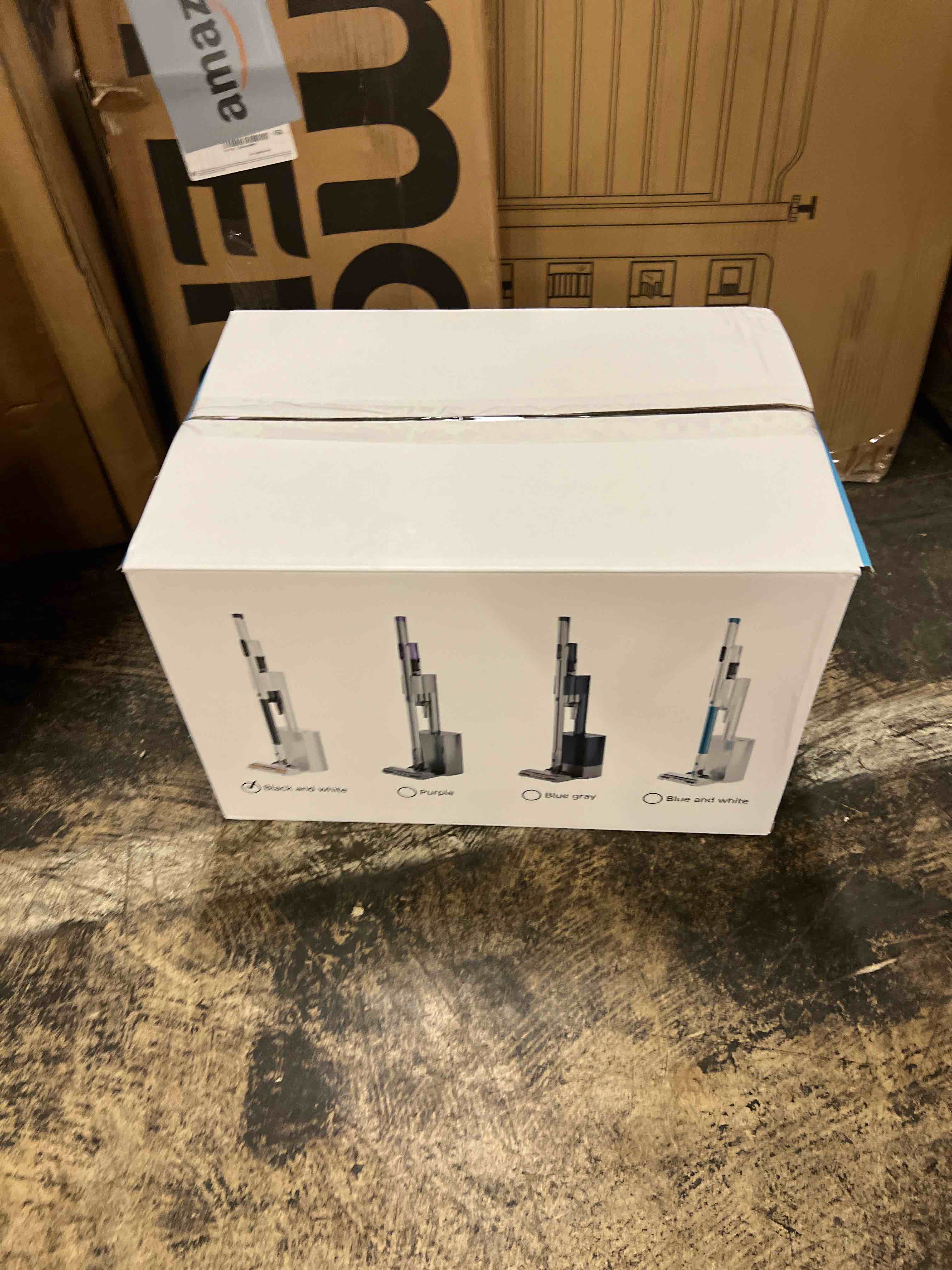 Condition photo showing New/Like New for Cordless Stick Vacuum Cleaner with Auto Empty System Self-Charging Base, Powerful Suction for Pet Hair on Carpet & Hardfloor, Lightweight Anti-Tangled Handheld Vacuum, HEPA Filtration, Black