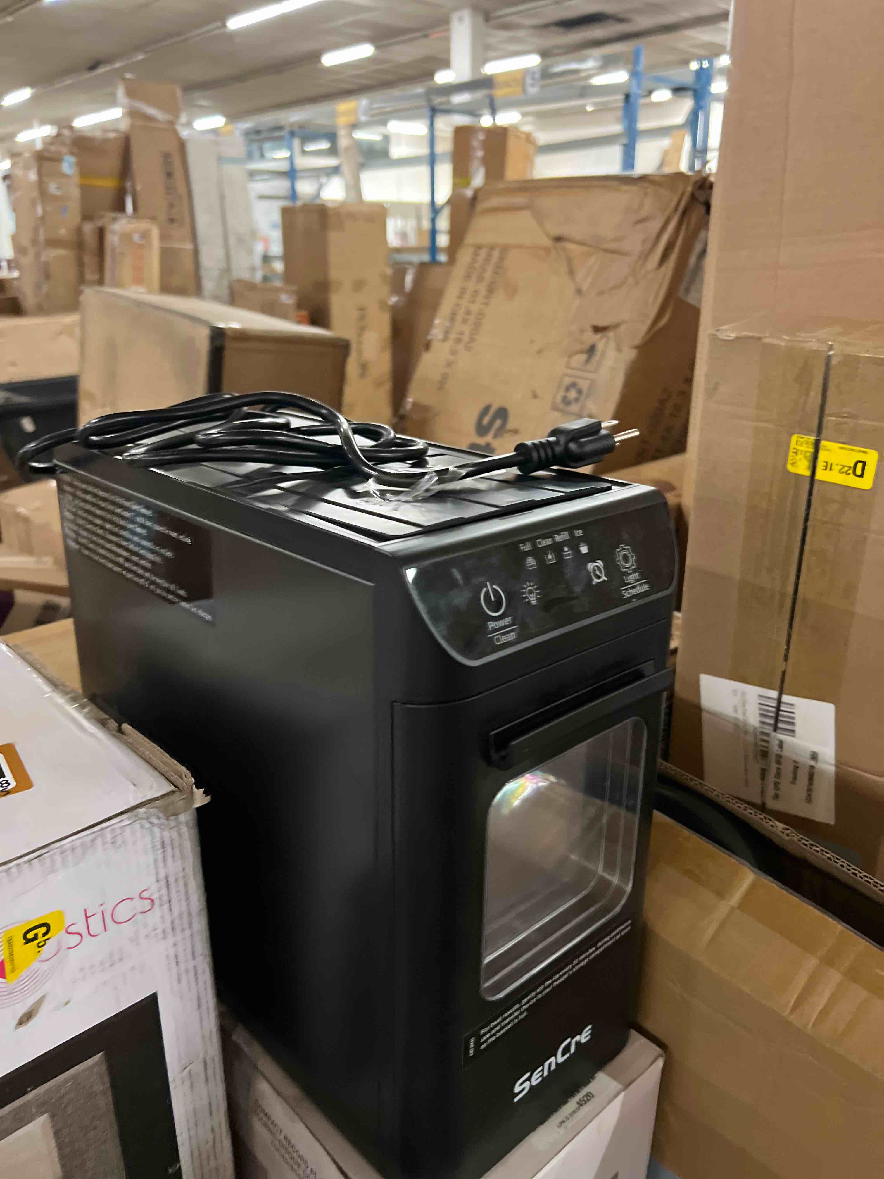 Condition photo showing Good Condition for Nugget Ice Maker 44lbs/Day Countertop Ice Maker, Ice Makers with Self-Cleaning & Timer, One-Click Operation, Chewable Ice Pebble Ice Maker Machine with Scoop&Basket for Home/Kitchen/Office