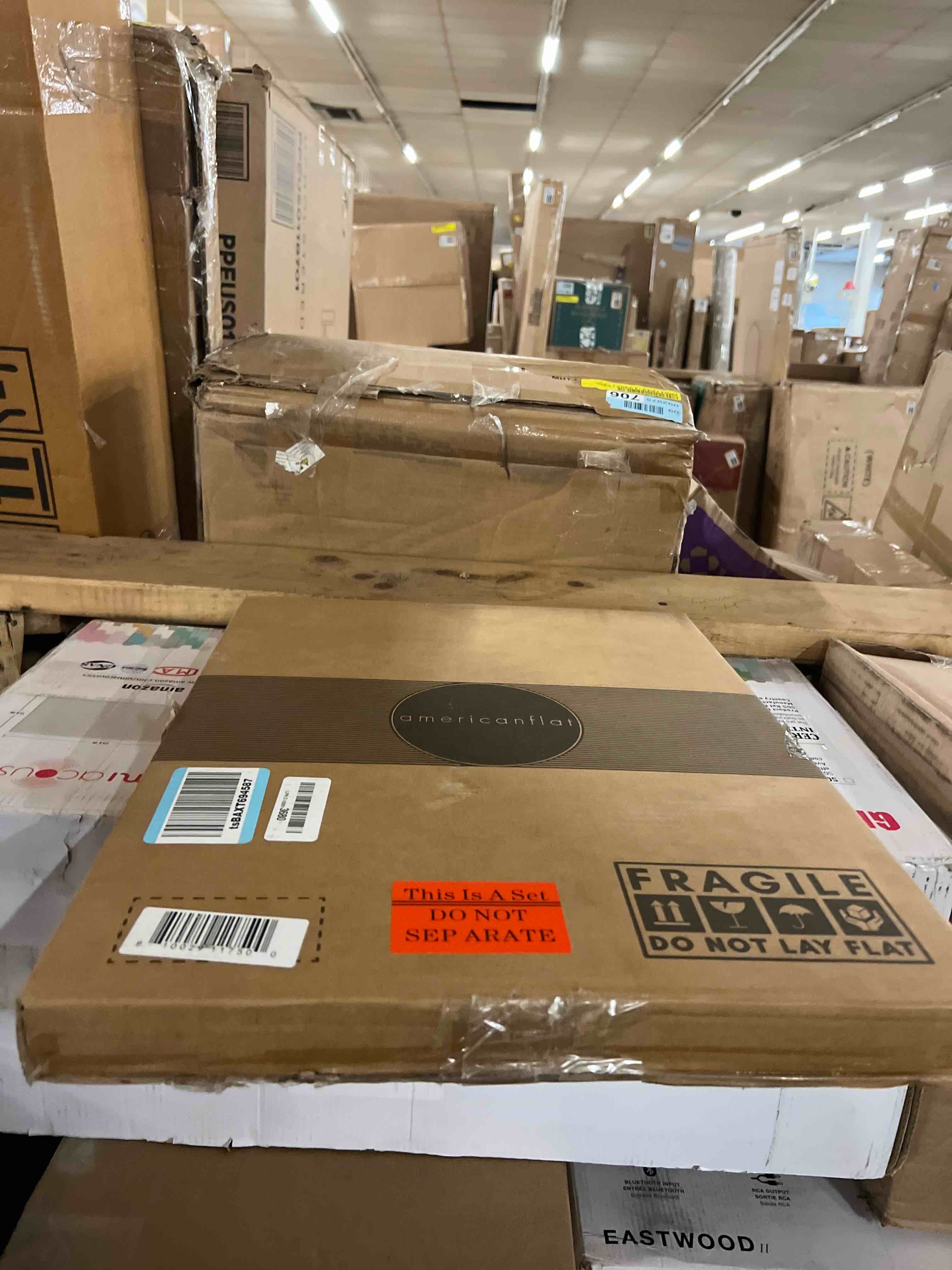 Condition photo showing New/Like New for Americanflat A3 Picture Frame with Shatter-Resistant Glass - Set of 2-11.7x16.5 Frame with Engineered Wood - Signature Collection - A3 Frames for Wall Display - Black