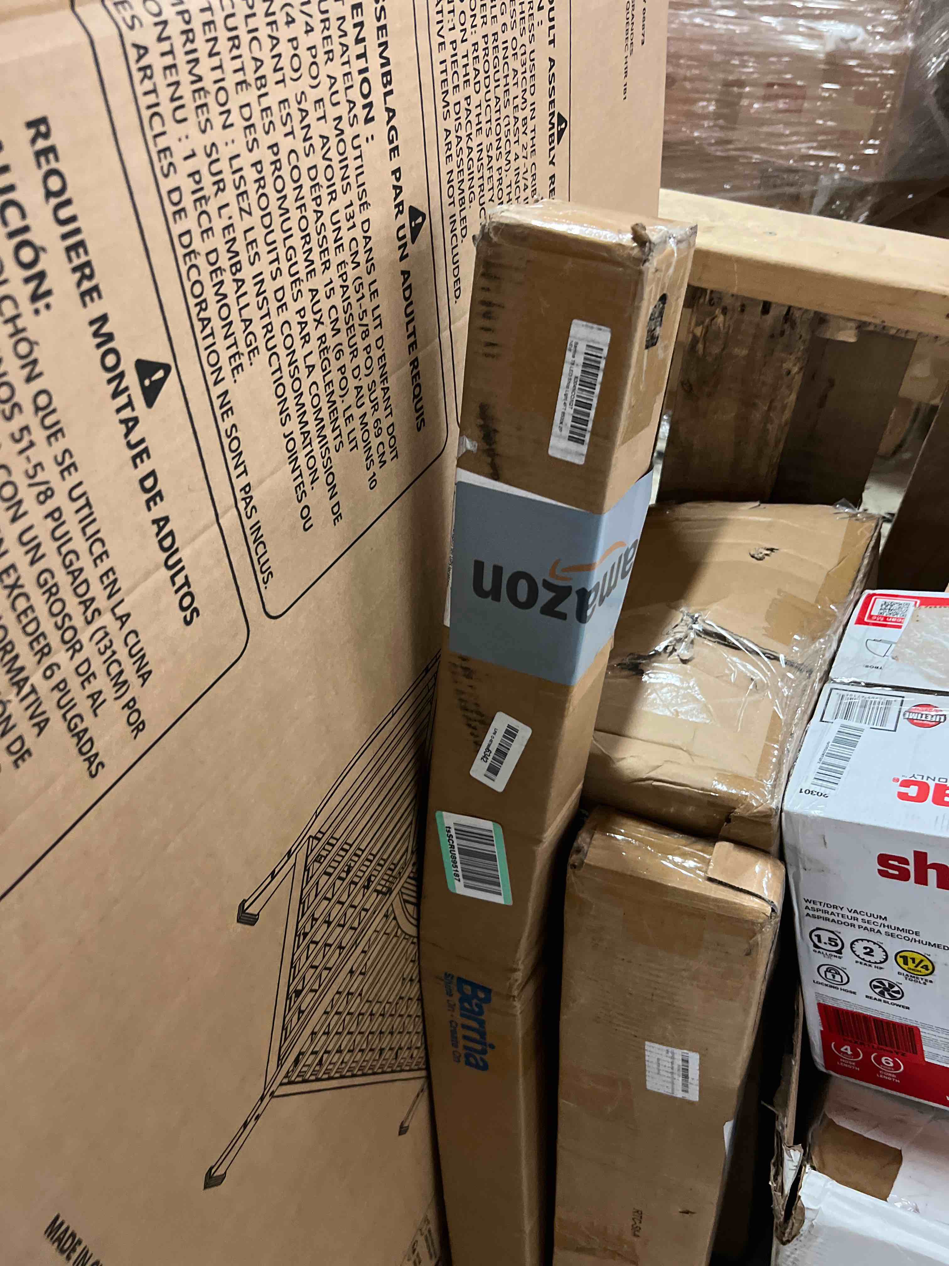 Condition photo showing New/Like New for barrina t8 led shop light 4ft, 40w 5500lm 6500k, clear cover, garage lights ceiling, v-shape led light fixture, work shop lights for garage, warehouse, basement, etl listed, 2 packs 6500k 4ft-2 packs