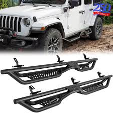 joytutus running boards side steps for wrangler jl 4-door 2018-2026 | 500lb capacity | oem fit | anti-slip textured steps