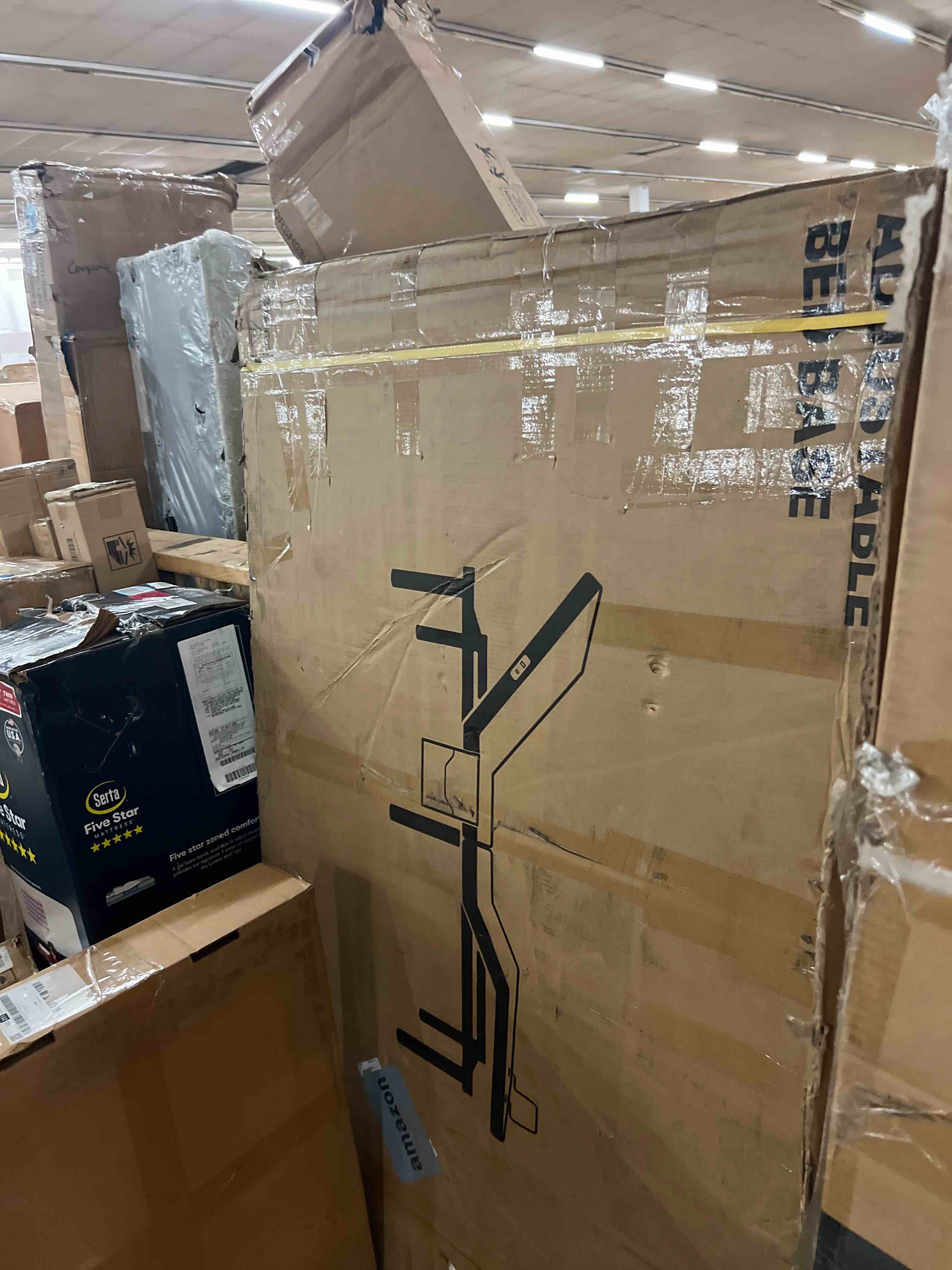 Condition photo showing New/Like New for tami tami t450 adjustable bed frame queen with remote, ergonomic adjustable base with head & foot incline, zero gravity, nightlight, quiet motor, and 3 height-adjustable legs, easy assembly