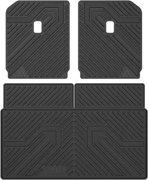 Fit for 2022-2024 Rivian R1S Floor Mats / Backrest Mats & Cargo Mat