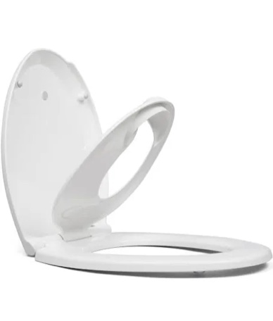 jool baby quick flip toilet seat with built-in potty training seat - elongated