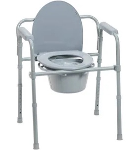 Commode, Folding Frame, RTL,1 EA