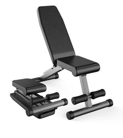 Finer form Adjustable Multi-Purpose Weight Bench  1000 lb Capacity  Black