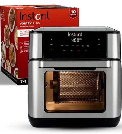 Instant Pot - Vortex Plus 10 Quart Air Fryer Oven - Black