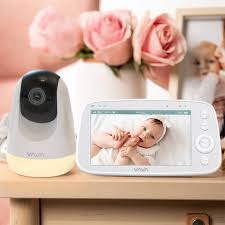 VAVA - Baby Monitor Split View 5" 720P with 2 Cameras - White
