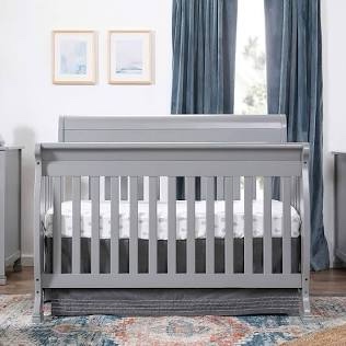 DaVinci Kalani 4-in-1 Convertible Crib in Grey, Greenguard Gold Certified