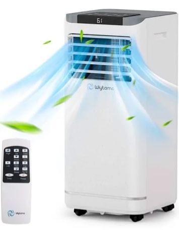 Portable Air Conditioners - 2024 Upgraded 10000 BTU Portable AC for Room up to 450 Sq. Ft, 3 in 1 AC Unit with 24H Timer, Smart Sleep Mode, Remote Control, Air Cooler 