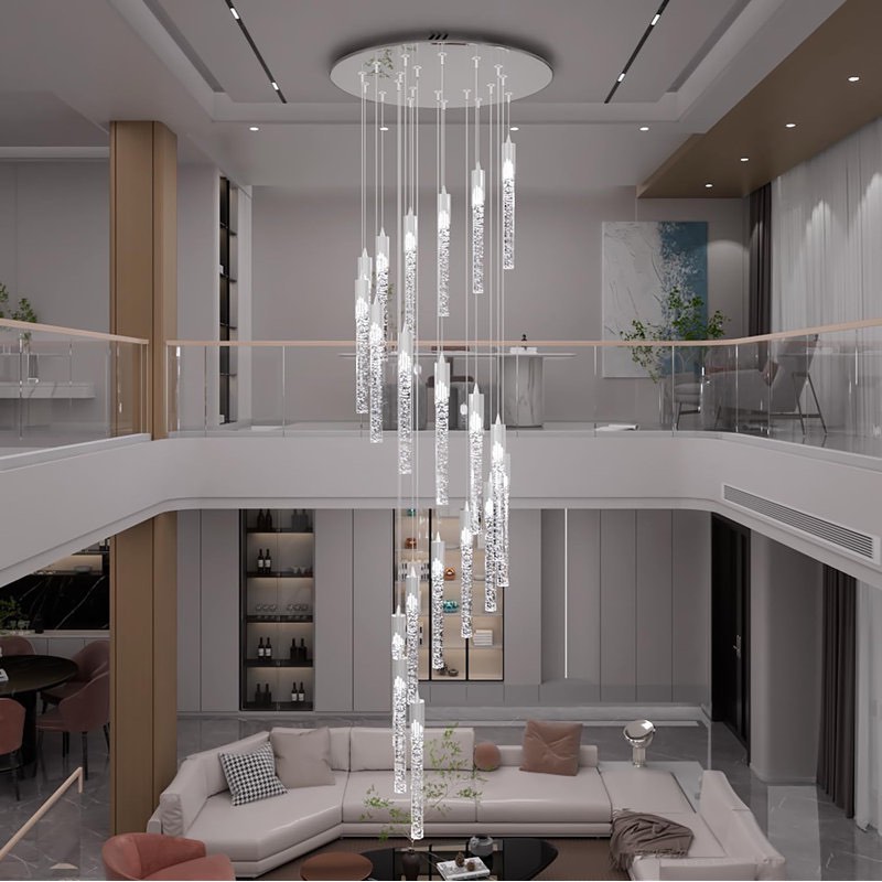 20 - Light Stainless Steel LED Cluster Pendant By Everly Quinn