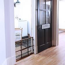 Evenflo Position & Lock Adjustable Wood Baby Gate  Pressure-Mounted  Locking Latch  For Use with Infants  Toddlers & Pets  26 -42   Farmhouse Brown (1 item per bid)