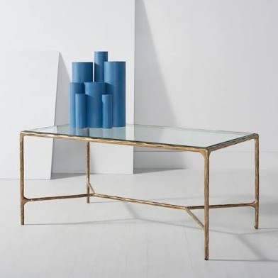 SAFAVIEH Jessa Coffee SFV9520A Table, Brass