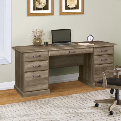 Summy Executive Desk (Base Only- Box 1 of 2))