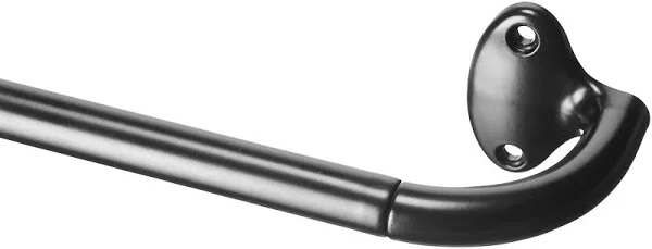 Basics Room Darkening Curtain Rod - 48  to 88   Black