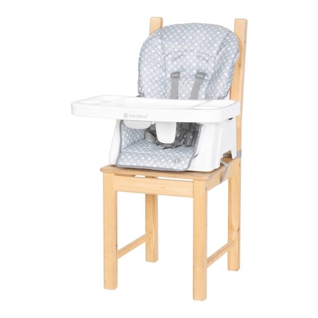 baby trend adapt spacesaving booster high chair - pebble stone