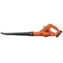 black+decker - black+decker max 20v cordless sweeper - orange