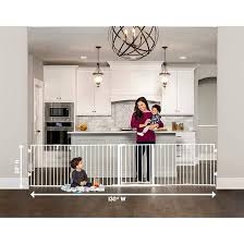 Regalo 130" 6 Panel Super Wide 2-in-1 Configurable Metal Safety Gate