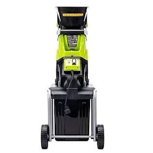 Earthwise GS70015 15-Amp Corded Electric Garden Chipper/Shredder with Collection Bin