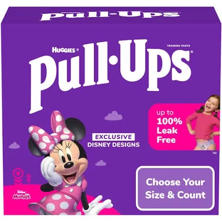 Pull-Ups Girls' Learning Design Pack Training Disposable Pants - 3T-4T - 112ct