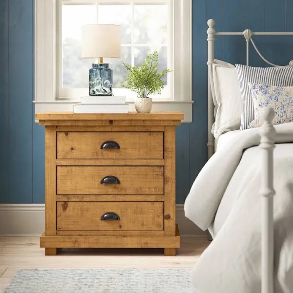Wolferstorn 3-Drawer Nightstand