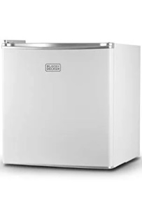BLACK+DECKER BCRK17W Compact Refrigerator Energy Star Single Door Mini Fridge with Freezer, 1.7 Cubic Ft., White