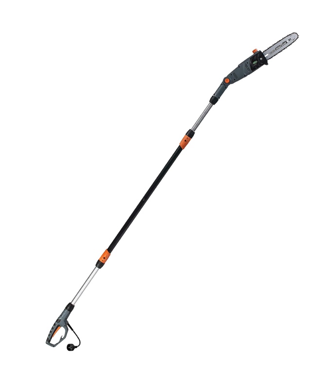 Scotts Outdoor Power Tools PS45010S 10-Inch 8-Amp Corded Electric Pole Saw, Adjustable Head & Oregon Bar and Chain