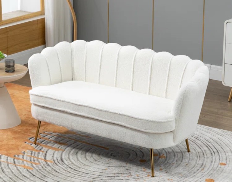 Evelyn Quinn Boysie 59.1" Upholstered Loveseat