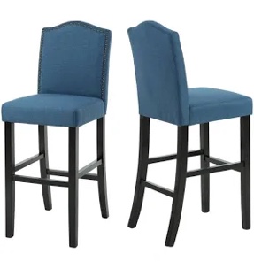 Knutson Solid Wood 29.38" Bar Stool (Set of 2) 