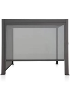 111 Aluminum Pull Down Privacy Screen for Pergola