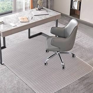 Office Chair Mat for Carpet - Desk Chair Protector Mat - Computer Chair Floor Mat for Rolling Chairs - 60" x 48", Without Lip
