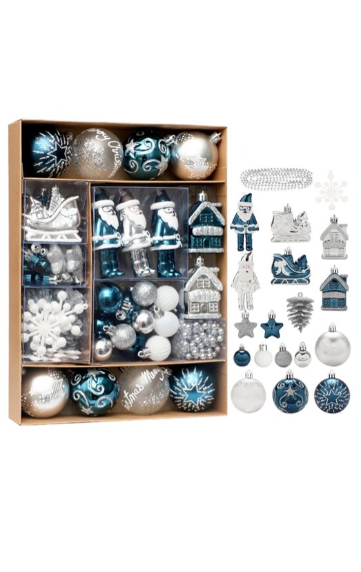 More like this 50pcs Christmas Ball Ornaments for Xmas Tree,