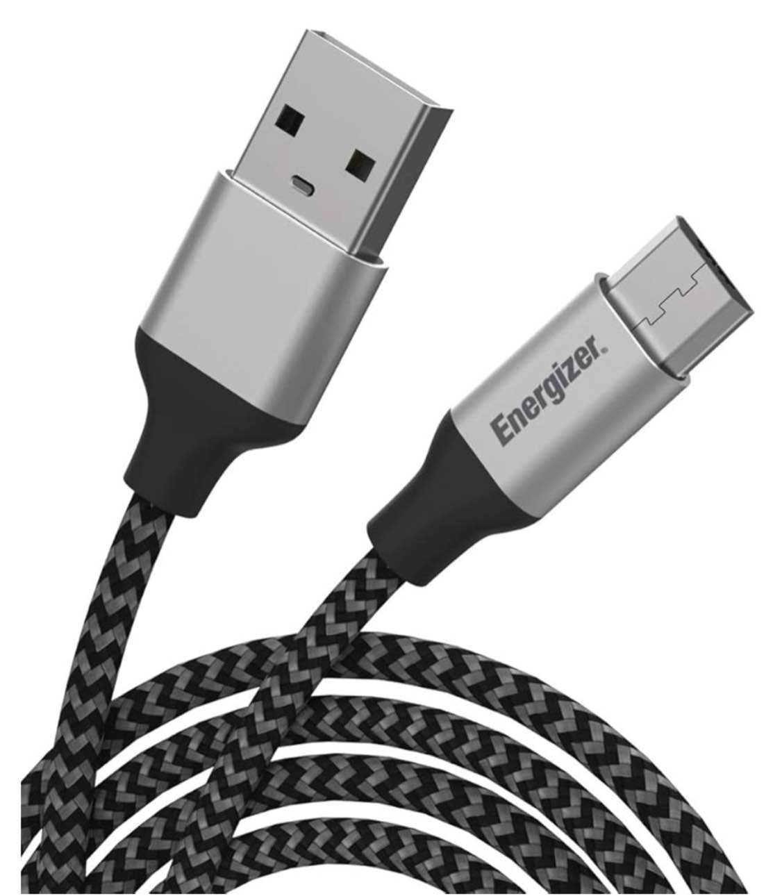 Premier Accessory Group Energizer iPhone Charger Lightning Cable 6ft MFi Fast Charging Sync & Charge Apple Smartphone Cord, Lavender Purple Nylon Braided 6 Feet